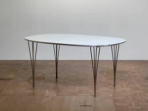 -od183｜Fritz Hansen Superellipse B612-Table/スーパー楕円テーブル ホワイト｜フリッツハンセン ダイニング アクタス 北欧モダン