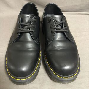 【返品OK】 ドクターマーチン　UK7　US8　約26㎝　1461　BEX　厚底　3ホール　ブラック　　【Dr.Martens 】