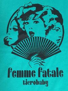 femmefatale サイケ ファムファタルTシャツ エメラルドM