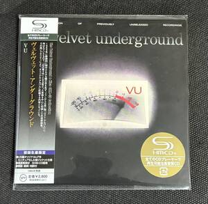 ヴェルヴェット・アンダーグラウンド / VU SHM-CD 国内盤　未開封　Velvet Underground Lou Reed