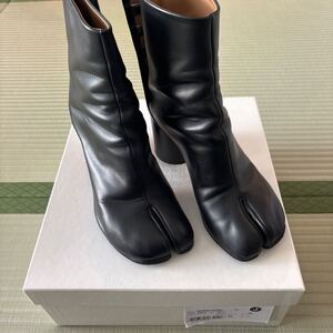 Maison Margiela/メゾン マルジェラ◆足袋ブーツ 36 黒ブラック◆tabi タビブーツ 8㎝ヒール 36