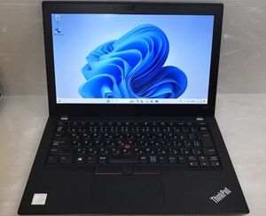 [B級品][Windows11] 第8世代CPU 12.5型モバイル Lenovo ThinkPad X280 (Core i3-8130U 2.2GHz/8GB/SSD 256GB/Wi-Fi/Webカメラ)[035202-]