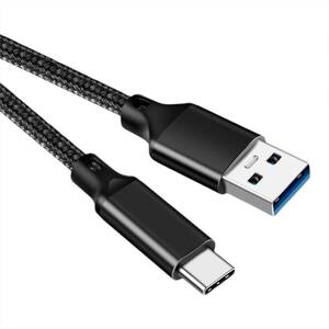 ナイロン編み 3m USB Type C ケーブル 3m【POTRRCIUSUER】 USB-A to USB-C 10Gbps高