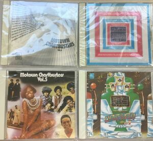 CD4枚まとめて◆Motown Chartbusters Vol.3＋4＋5＋7 セット★送料185円！Marvin Gaye:Stevie Wonder:The Temptations:Diana Ross