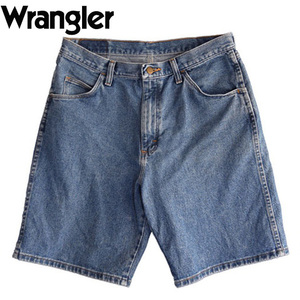 USA 古着 Wrangler ラングラー デニムパンツ ジーパン ハーフパンツ ジーンズ 半ズボン W32 CE0024