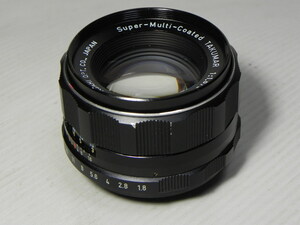 ASAHI Super-Multi-Coated takumar 55mm f 1.8 レンズ(M42マウント)