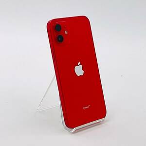 【全額返金保証】【最速発送】Apple iPhone 12 128GB (PRODUCT)RED au利用制限○ /バッテリー88%【動作良好・付属品完備】