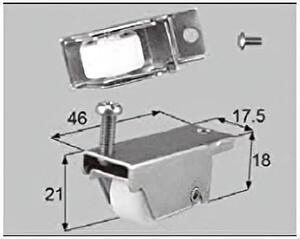 【新品】LIXIL（トステム）取替え用/雨戸戸車・FNMS018 ※2個