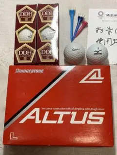 ゴルフボール DDH(Dunlop) & ALTUS(bridgestone)