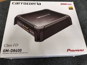 【即決】carrozzeria☆カロッツェリア☆GM-D8400☆ハイレゾ音源再生対応☆200Wx4ch☆ブリッジャブルパワーアンプ☆クラスFDアンプ☆