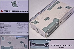 DELICA NINI ★ デリカ ミニ ★ ノベルティ ★ 非売品 ★ 三菱自動車 ★ 箱ティッシュ ★ MITSUBISHI ★ 箱に多少の傷み ★ 中古品 未開封