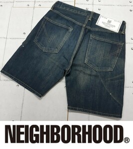 NEIGHBORHOOD WASHED MID MOD インディゴ ショートパンツ デニム ショーツ ネイバーフッド パンツ セルビッチ 