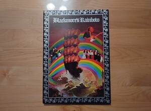 ★ブラックモアズ・レインボー Blackmore’s Rainbow★来日公演パンフレット★Japan Tour★concert brochure★1976年★当時物