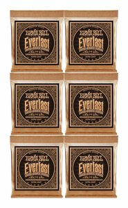 ★ERNIE BALL 2550 ×6 [10-50] Everlast Extra Light Coated Phosphor Bronze アコースティックギター弦★新品送料込/メール便