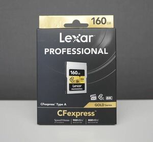 【新品・未開封】Lexar CFexpressカード TypeA 160GB GOLDseries　グローバルバージョン　cfexpress type a