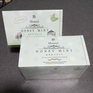 はちみつミント 2箱 1.5g×25包 セイロンファミリー JB Honeys ハニー 蜂蜜 ノンカフェイン ハーブティー 紅茶 ティーバッグ はちみつ紅茶