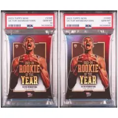 PSA10連番 Topps Now VICTOR WEMBANYAMA ROTY