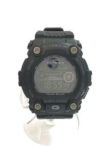 CASIO◆ソーラー腕時計・G-SHOCK/デジタル/BLK/BLK//