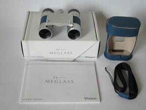 USED 美品：　ビクセン　Vixen　携帯双眼鏡　MEGLASS メグラス　6倍×16（日本製）　※使用歴浅※　