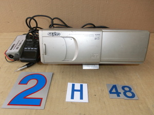 KP-513-2 ☆サンヨー SANYO CDF-C102 CDチェンジャー10連奏 FMステレオモジュレーター・リモコン付き