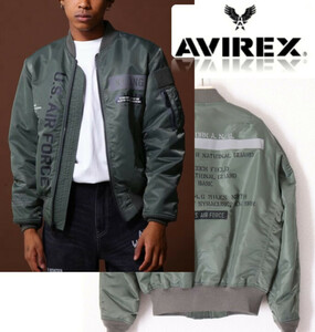 29,480円新品【AVIREX アヴィレックス】REFLECT STENCIL MA-1 FLIGHT JACKET フライトジャケット M v5842