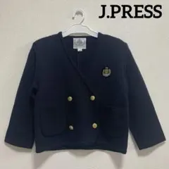 J.PRESS　ジェイプレス　ニット ジャケット　ワッペン　金ボタン　フォーマル