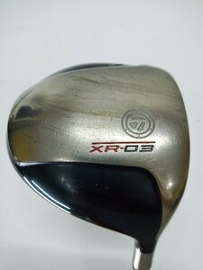 TaylorMade XR-03 1W 9.5度 flex:R メンズ右 オリジナルスチールシャフト ドライバー テーラーメイド ヘッドカバー付き