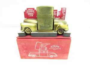 ZIPPO ジッポー LIMITED ZIPPO AD-CAR SERIES 1997年製 特別限定品 1000個 シリアル入り オイルライター 中古品 ★140528