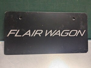 非売品FLAIRWAGON化粧プレートフレアーワゴンRハスラーオートザム高速有鉛街道レーサー暴走族GX71マークⅡハチマルヒーローRX7CX5MAZDA3