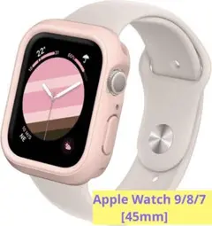 Apple Watch 9/8/7 [45mm] ケース衝撃吸収 傷 指紋 防止