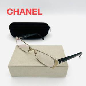 CHANEL シャネル メガネ 眼鏡 サングラス 度入り ケース付き