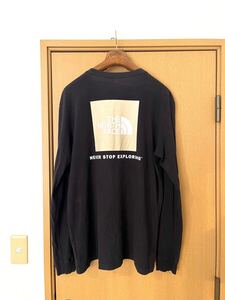 ☆THE NORTH FACEノースフェイス☆長袖Tシャツ/ボックスロゴグラフィックプリントロングスリーブTシャツLG