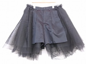 noir kei ninomiya COMME des GARCONS ノワール ケイ ニノミヤ デザインチュールパンツ ブラック ポリエステル100% M 3M-P004 AD2023