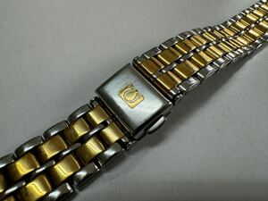 オメガ ステンレスベルト ラグ幅12mm用　OMEGA stainless steel bracelet ゴールドコンビ　6-1