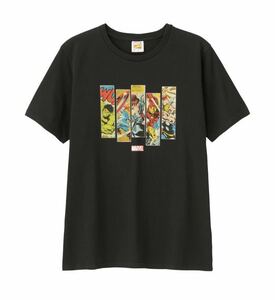 ◇ GU / ジーユー マーベル / アベンジャーズ Tシャツ ブラック《 L 》 ◎新品◎