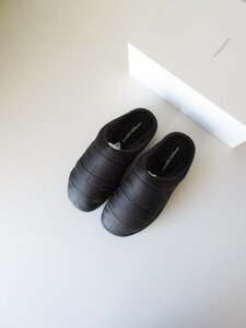 美品 TOSHINOSUKE TAKEGAHARA BEAUTIFUL SHOES / ビューティフルシューズ QUILTING SANDALS VERTICAL STITCH BLACK 23.0 * サンダル