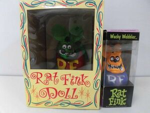 ラット・フィンク RAT FINK　DOLL　/　WACKY WOBBLER Funko ボビングヘッド　箱に傷み