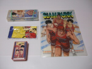 SLAM DUNK スラムダンク ペンケース 筆箱　ダンクをきめろ　ハンカチ　クリアホルダー