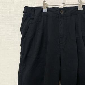 ▲LEPSIM ローリーズファーム レディース【M】テーパードパンツ 綿混 黒