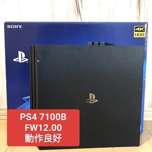 ★1円 動作確認済み PlayStation4 SONY PS4 CUH-7100B プレイステーション4 初期化済み 封印シールあり ジェットブラック