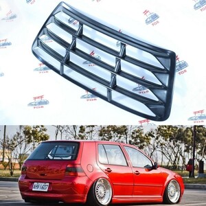 VW ゴルフ4 リアウィンドウルーバー ゴルフ 4 2DR 4DR フォルクスワーゲン ウィング バンパー 1マフラー ヘッドライト ボンネット ホイール