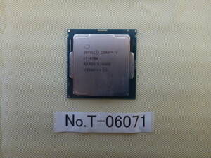 管理番号　T-06071 / INTEL / CPU / Core i7-8700 / LGA1151 / BIOS起動確認済み / ゆうパケット発送 / ジャンク扱い