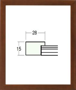 デッサン用 額縁 木製 5674 三三サイズ ブラウン