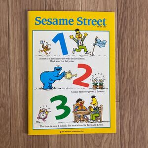 セサミストリート SESAMESTREET レトロ ノート 英語練習帳 日本製 新品未使用 最終値