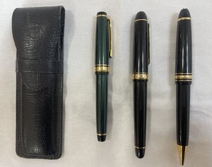 【5HT加01001F】★1円スタート★万年筆★PLATINUM★SAILOR★14K刻印★ボールペン ★Mont Blanc★筆記未確認★インクなし★芯なし★現状品