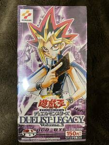 遊戯王　未開封BOX デュエリスト レガシー　duelist legacy vol 3 初期　絶版　３０パック　即決　送料込み