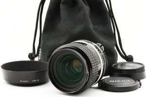 Nikon Ai-s Ais NIKKOR 35mm f/2 MFレンズ [美品] HN-3 レンズフード ポーチ付き