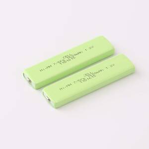 [2個パック] Ni-MH 角型ニッケル水素電池 NH-14WM 互換品 1400mAh　　2556-00