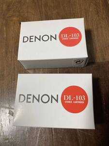 【2個セット】DENON DL-103 デノン MCカートリッジ デンオン 新品 逆輸入品