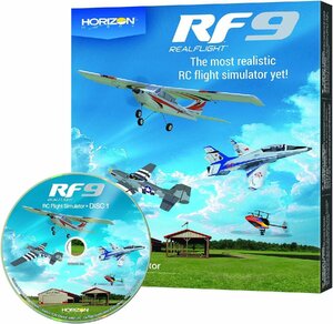 新品　リアルフライト9　DVD版ソフトウエア単品　RCフライトシミュレーター（ドローン・ヘリ・飛行機）　RF9　Real Flight 9　RFL1101